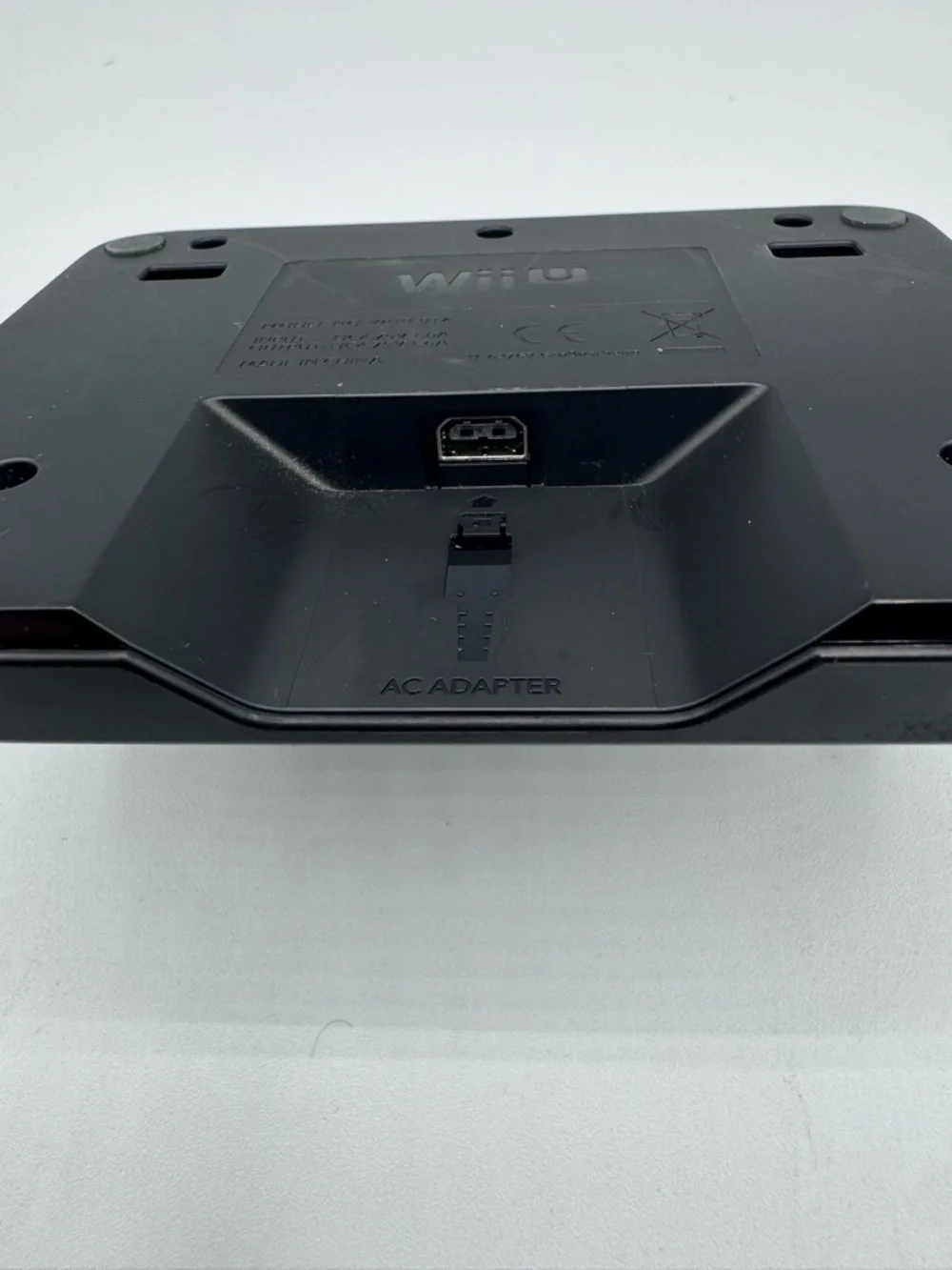 Genuine OEM Nintendo Wii U Gamepad Black Charge Dock Cradle WUP-014 Tested
